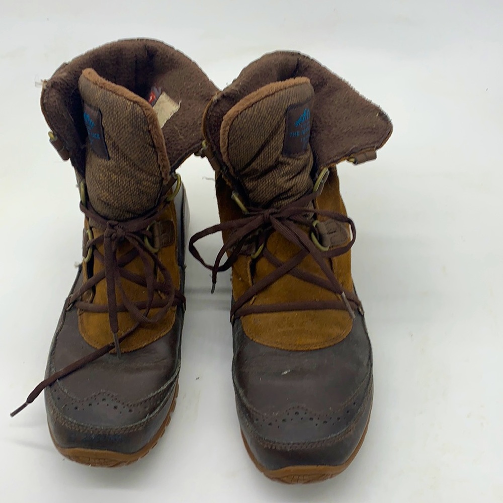 North Face boots size 11 by tape measure